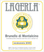 La Gerla Brunello di Montalcino 2005 Front Label