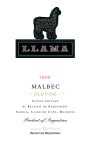 Belasco de Baquedano Llama Old Vine Malbec 2009 Front Label