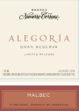 Navarro Correas Alegoria Gran Reserva Malbec 2008 Front Label