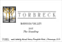 Torbreck The Steading Red 2007 Front Label