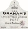 Graham's Late Bottle Vintage Port 1994 Front Label