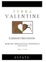 Terra Valentine Spring Mountain District Cabernet Sauvignon 2007 Front Label
