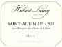 Hubert Lamy Saint Aubin Les Murgers des Dents de Chien Premier Cru 2011 Front Label