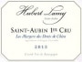 Hubert Lamy Saint Aubin Les Murgers des Dents de Chien Premier Cru 2013 Front Label
