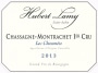 Hubert Lamy Chassagne-Montrachet Les Chaumees Premier Cru 2013 Front Label