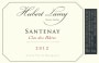 Hubert Lamy Santenay Clos des Hates 2012 Front Label
