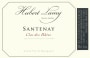Hubert Lamy Santenay Clos des Hates 2014 Front Label