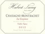 Hubert Lamy Chassagne-Montrachet La Goujonne Vieilles Vignes 2012 Front Label