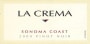 La Crema Sonoma Coast Pinot Noir (375ML half-bottle) 2009 Front Label