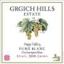 Grgich Hills Estate Fume Blanc 2009 Front Label