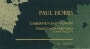 Paul Hobbs Stagecoach Vineyard Cabernet Sauvignon 2007 Front Label