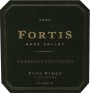 Pine Ridge Fortis Cabernet Sauvignon 2007 Front Label