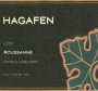 Hagafen Ripken Vineyard Roussanne 2011 Front Label
