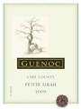 Guenoc Lake County Petite Sirah 2009 Front Label
