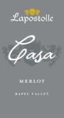 Lapostolle Merlot 2009 Front Label