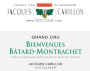 Domaine Jacques Carillon Bienvenues-Batard-Montrachet Grand Cru 2013 Front Label