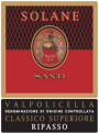 Santi Valpolicella Solane 2008 Front Label