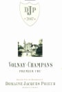 Jacques Prieur Volnay-Champans Premier Cru 2007 Front Label