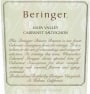 Beringer Private Reserve Cabernet Sauvignon 1987 Front Label