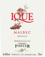 Enrique Foster Ique Malbec 2009 Front Label