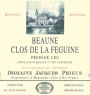 Jacques Prieur Clos de la Feguine Premier Cru Monopole 2011 Front Label