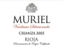 Bodegas Muriel Crianza 2005 Front Label