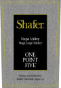 Shafer One Point Five Cabernet Sauvignon 2008 Front Label