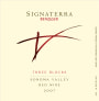 Benziger Signaterra Three Blocks 2007 Front Label