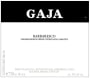 Gaja Barbaresco 2007 Front Label
