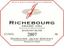 Domaine Jean Grivot Richebourg Grand Cru 2007 Front Label
