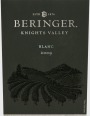 Beringer Knights Valley Alluvium Blanc 2009 Front Label