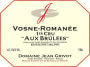 Domaine Jean Grivot Vosne Romanee Aux Brulees Premier Cru 2012 Front Label