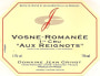 Domaine Jean Grivot Vosne-Romanee Aux Reignots Premier Cru 2014 Front Label