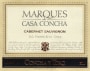 Concha y Toro Marques de Casa Concha Cabernet Sauvignon 2009 Front Label