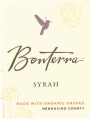 Bonterra Organically Grown Syrah 2009 Front Label