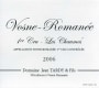 Jean Tardy Vosne-Romanee Les Chaumes Premier Cru 2006 Front Label