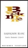 Beckmen Santa Barbara Sauvignon Blanc 1998 Front Label