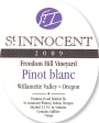 St. Innocent Freedom Hill Pinot Blanc 2009 Front Label