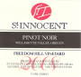 St. Innocent Freedom Hill Pinot Noir 2008 Front Label