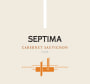 Septima Cabernet Sauvignon 2008 Front Label