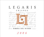 Legaris Crianza 2006 Front Label