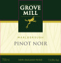 Grove Mill Pinot Noir 2008 Front Label