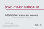 Jean-Marc Burgaud Morgon Vieilles Vignes 2010 Front Label