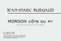 Jean-Marc Burgaud Morgon Cote du Py James 2012 Front Label