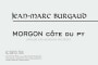 Jean-Marc Burgaud Morgon Cote du Py James 2014 Front Label