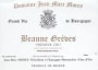 Domaine Jean-Marc Pillot Beaune Greves Premier Cru 2011 Front Label