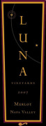 Luna Vineyards Merlot 2007 Front Label