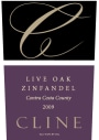 Cline Live Oak Zinfandel 2009 Front Label