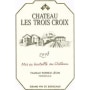 Chateau Les Trois Croix  2008 Front Label