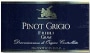 Duchineri Pinot Grigio 2010 Front Label